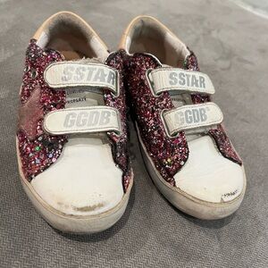 Pink glitter girls Golden Goose size 26